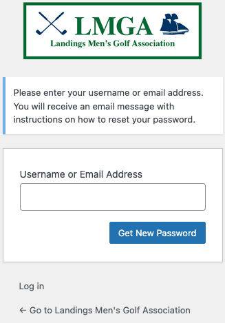 Lost Password - Username
